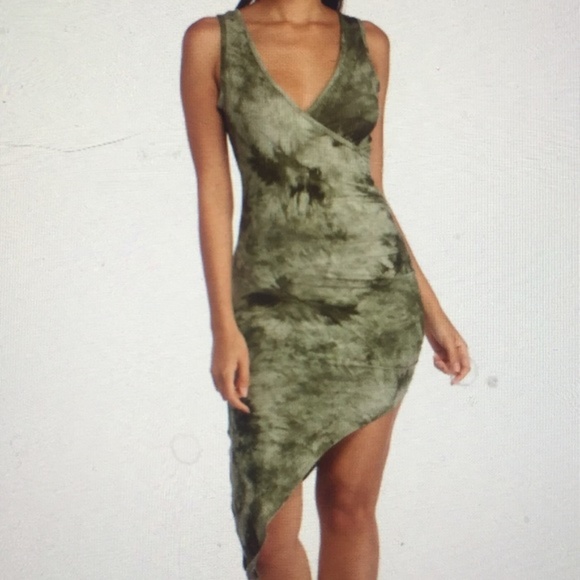 Windsor Dresses & Skirts - Versatile Tie Dye Olive Dress